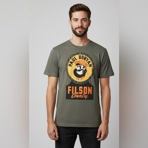 Filson Men's Paul Bunyan Graphic T-Shirt - Filson Country Grey - Size XL